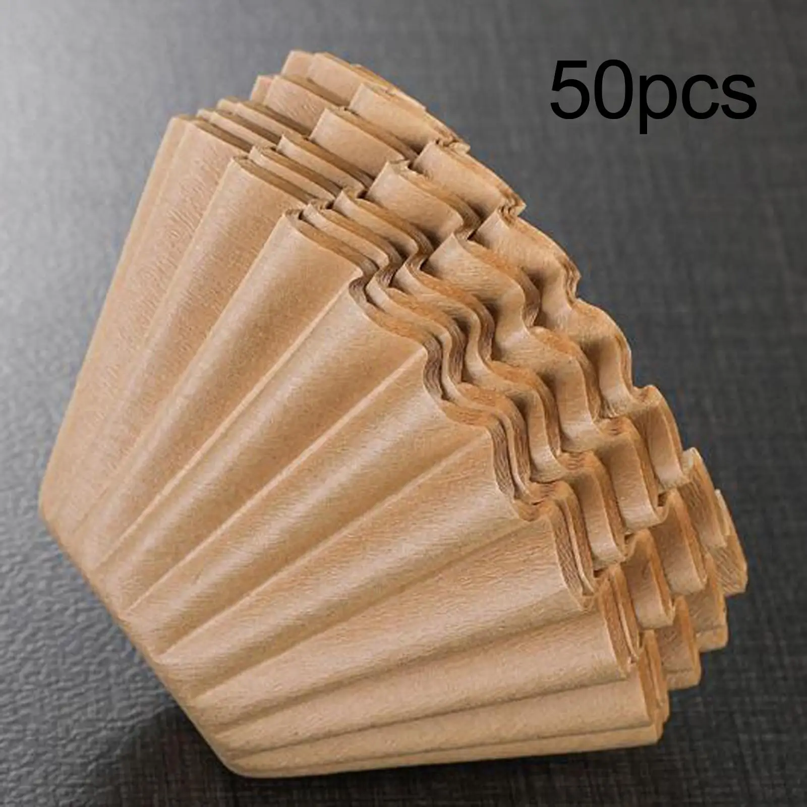 50x Coffee Filters Kitchen Accessories Single Serving Paper for Coffee Maker