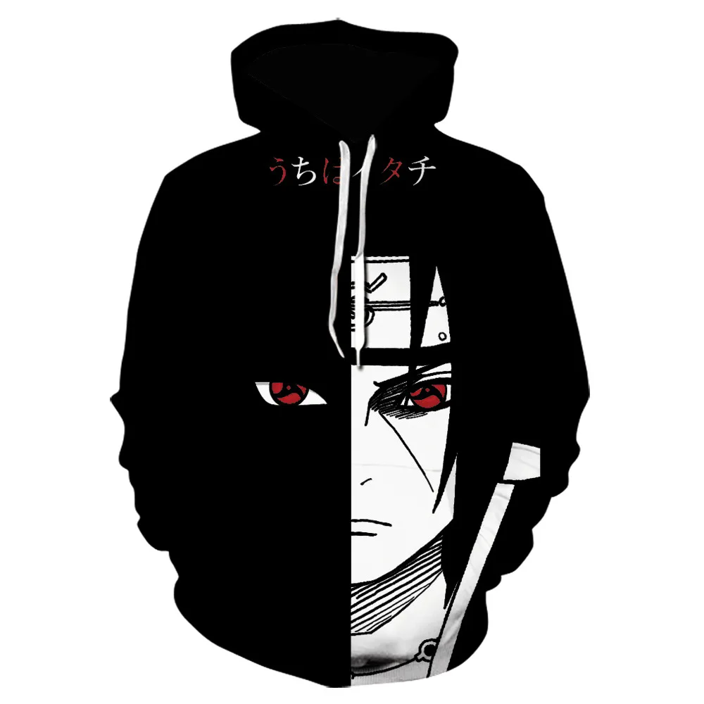 Anime Naruto Series 3D Digital Printing Hooded Sweater Men and Women Casual Hoodie