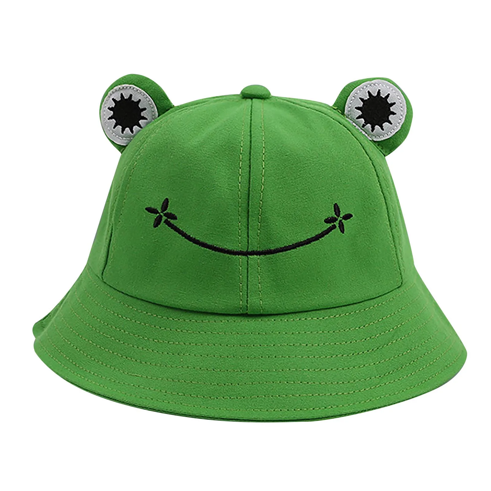 sun bucket hat Summer Fisherman Hat 2022 Fashion Cute Frog Design Women Outdoor Travel Hiking Beach Bucket Hat Hats Sunscreen Hat For Ladies pink fur bucket hat