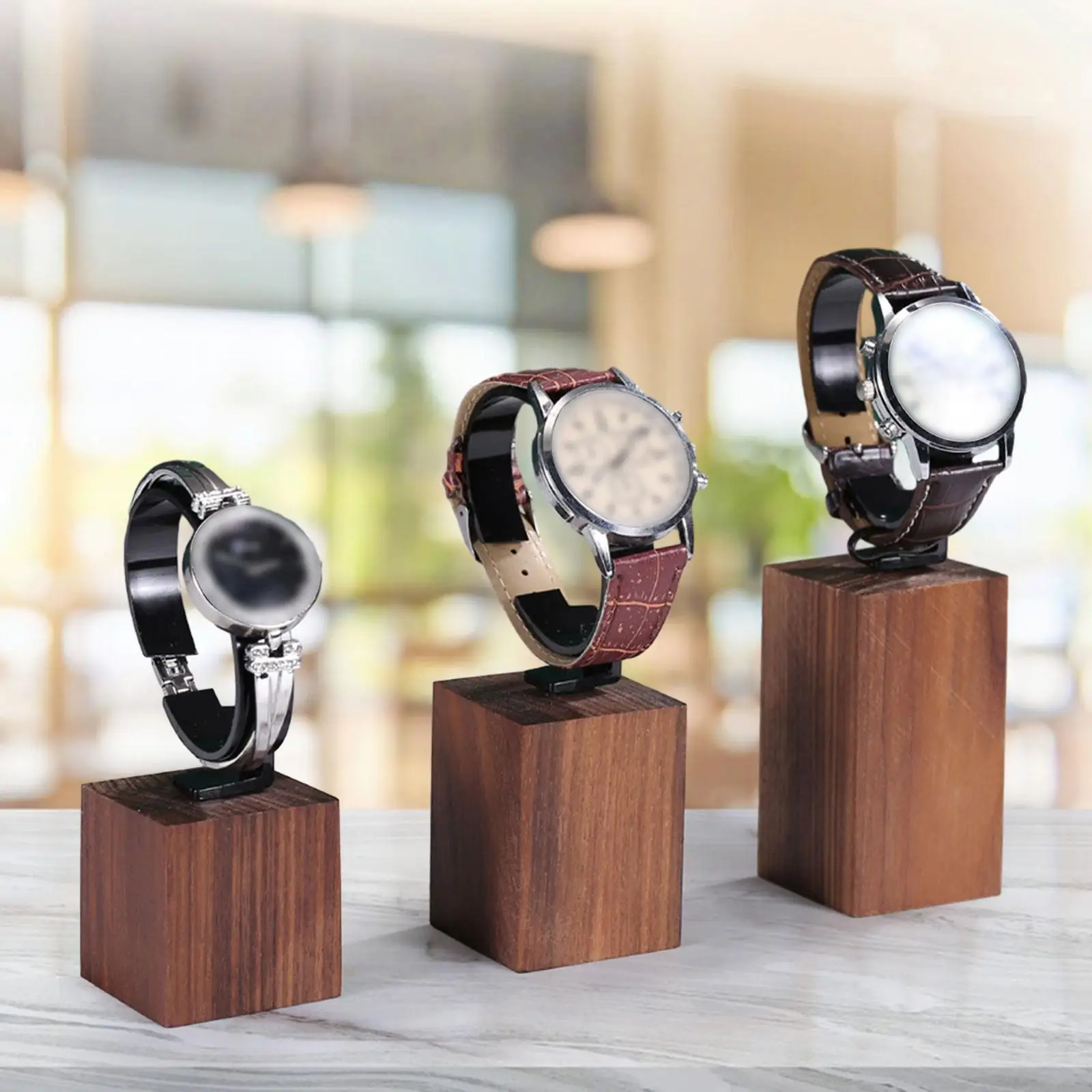 Watch Display Stand Bracelet Storage Rack Stable Multifunctional Wristwatch Holder for Counter Showcase Retail Sales Shop