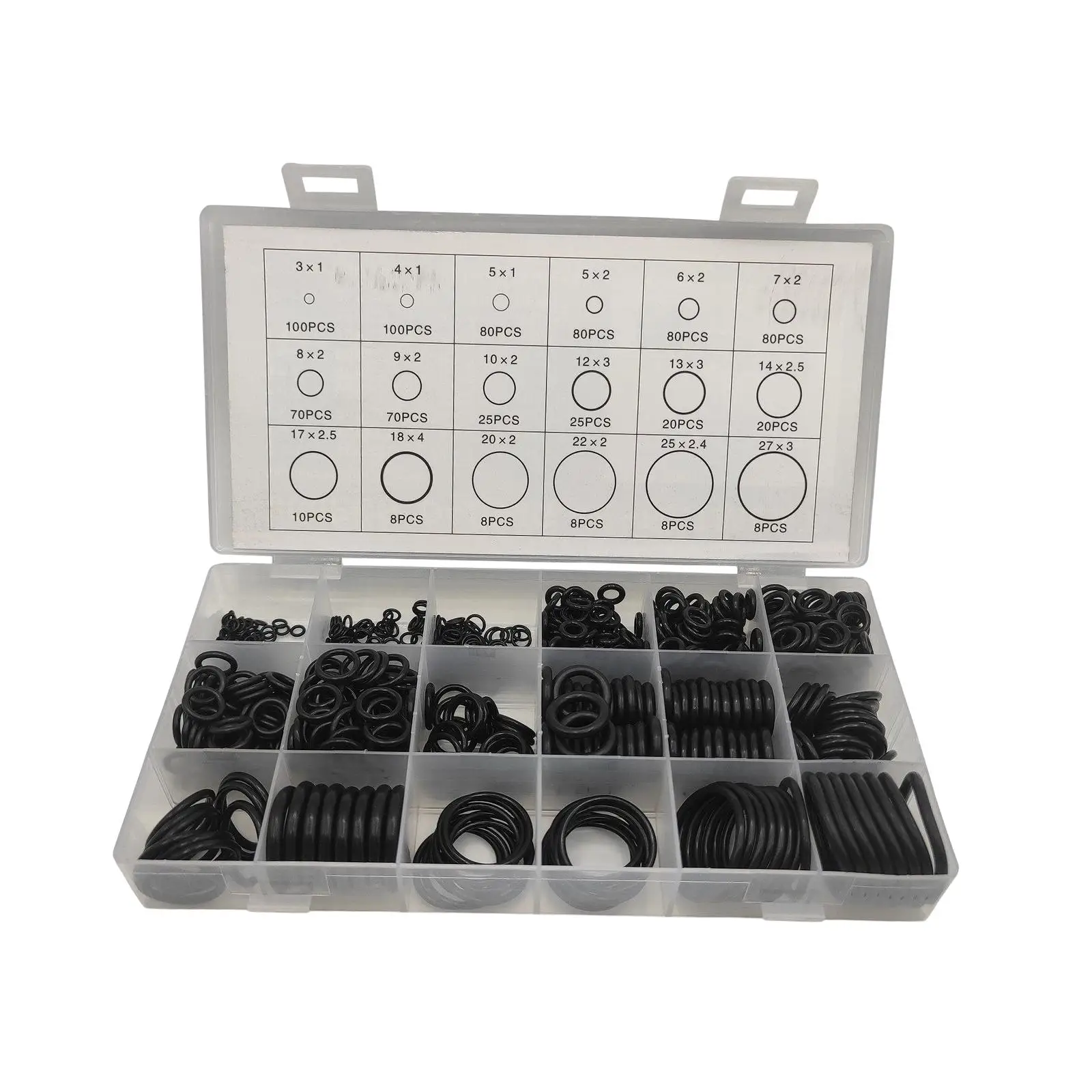 800 Pieces O Ring Assortment Set 18 Sizes for Automobiles Plumbing
