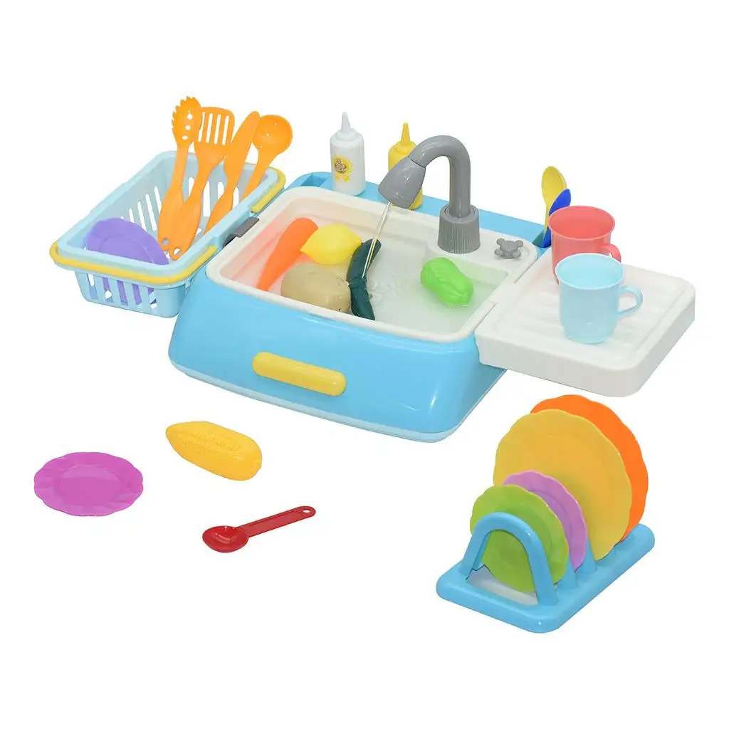 Electric Sink Pretend Play With Automatic Water Cycle System Gift