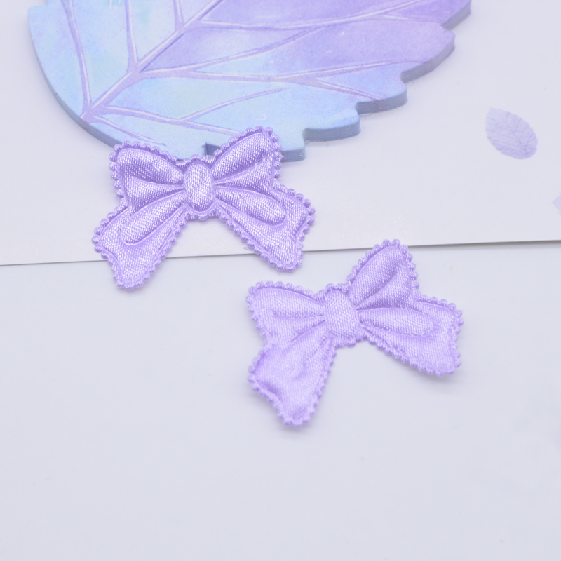 50Pcs 30*20mm Fliege Tuch Applique für Hochzeit Kleidung Nähen Liefert Patches DIY Stern Rahmen Album decor Zubehör – Detail 7