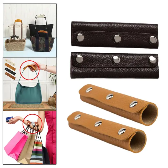 Leather Handle Wrap Grip Sleeve Straps Luggage Cases Bag Handle Protector  Cover