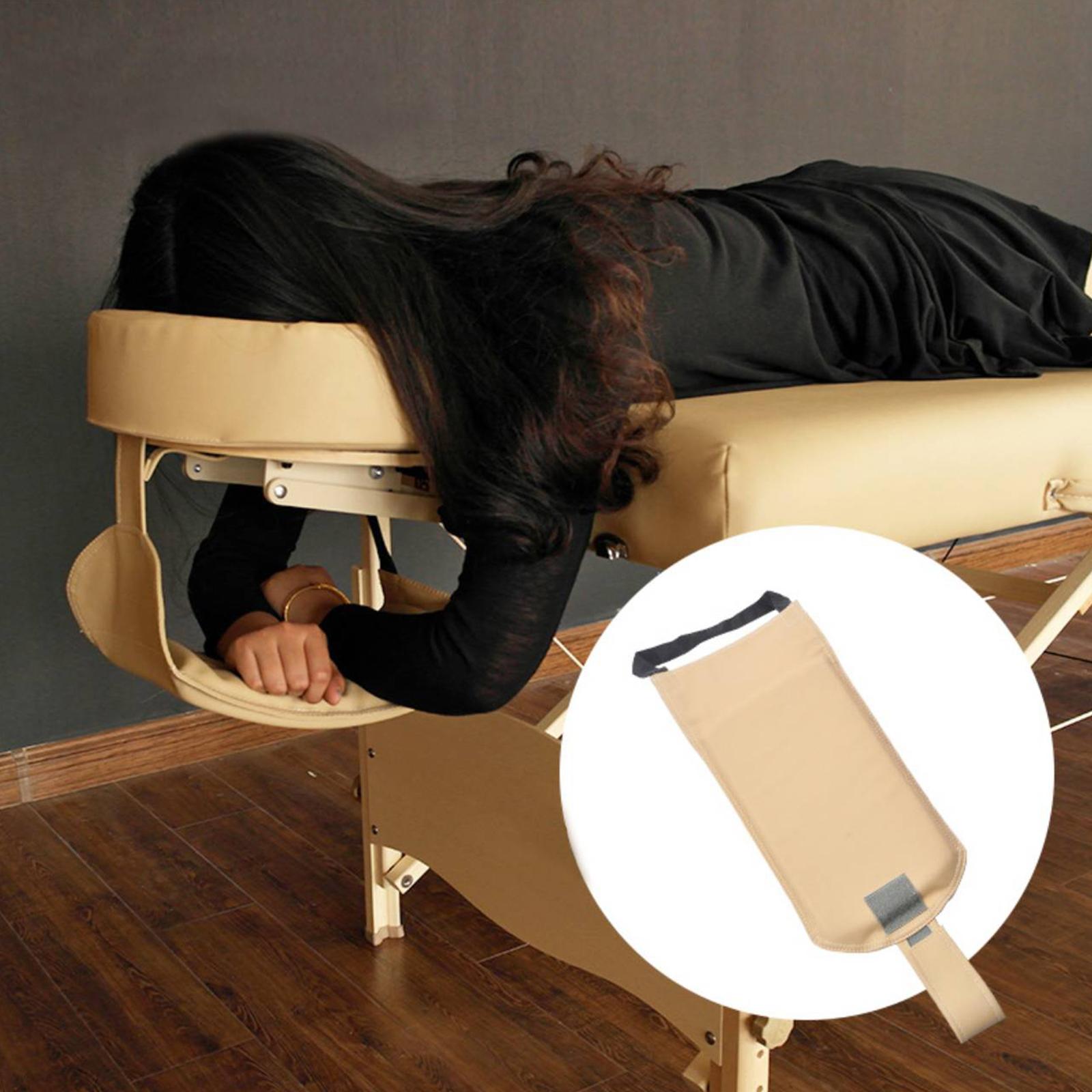 Universal Hanging Arm Rest PU Leather Armrest Support Sling Board for Massage Table Salon Bed