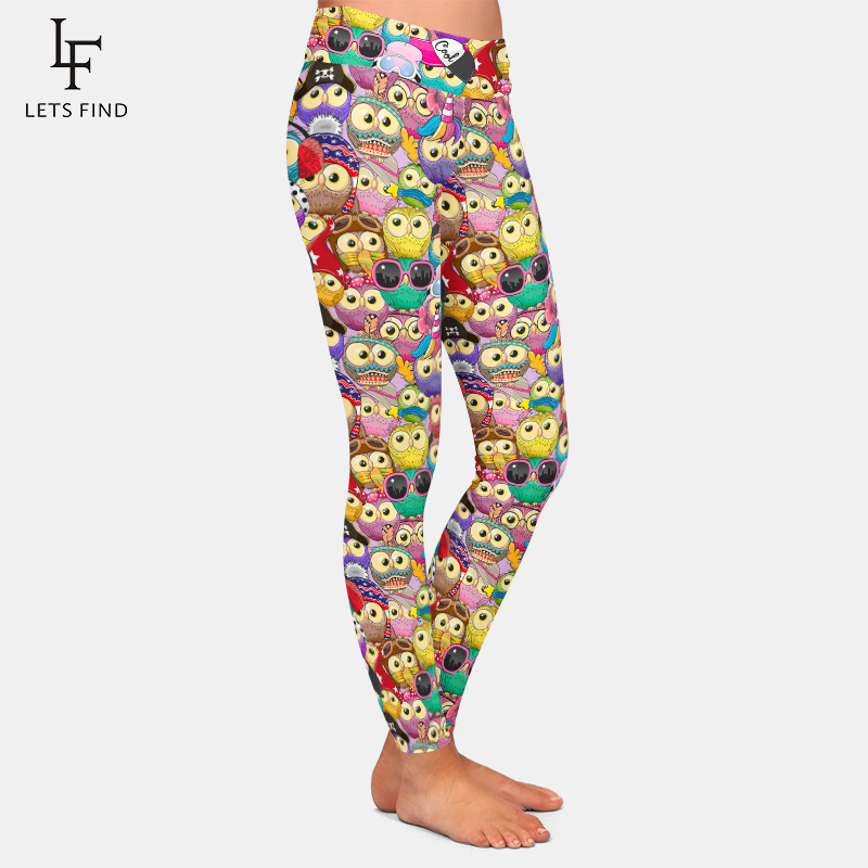 das Corujas Dos Desenhos Animados, Leggings Stretch