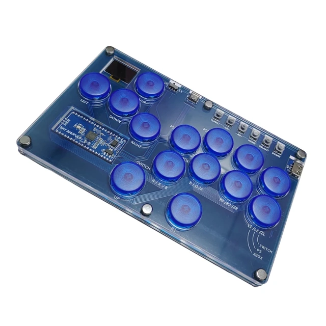 14 Key Hitbox Arcade Keyboard Joystick Fight Stick Game Controller 
