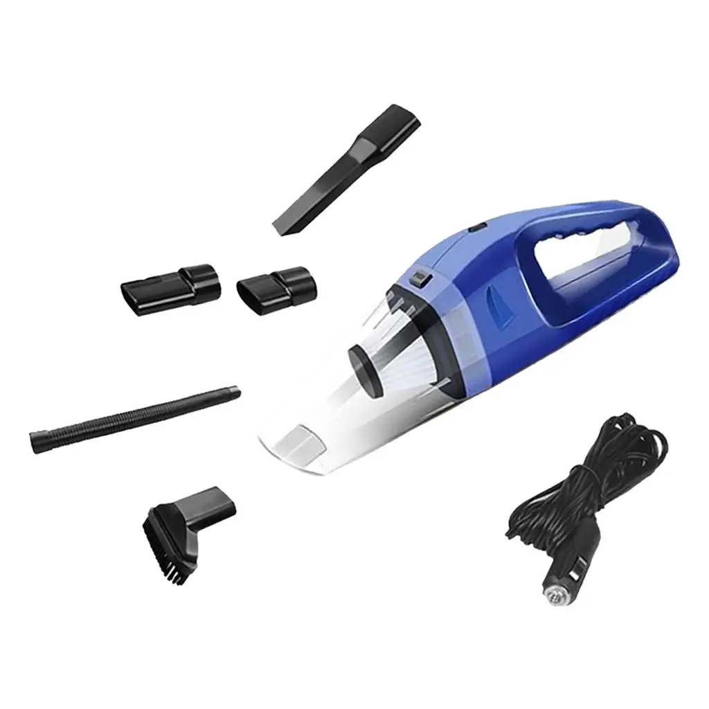 1Set Corded Car Vacuum Cleaner High Power 4000PA Wet/Dry Portable Handheld Auto Vacuum Cleaner