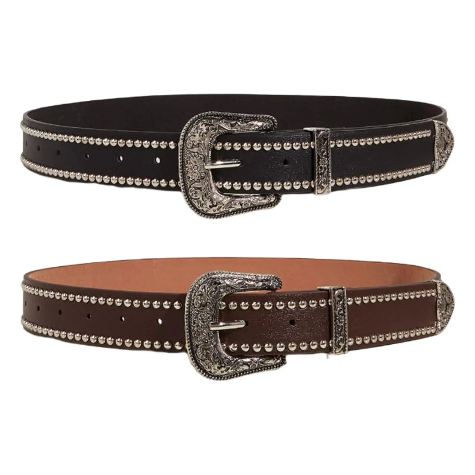 Women Waist Belt Western Cowgirl Decorative for Pants Performance Trousers