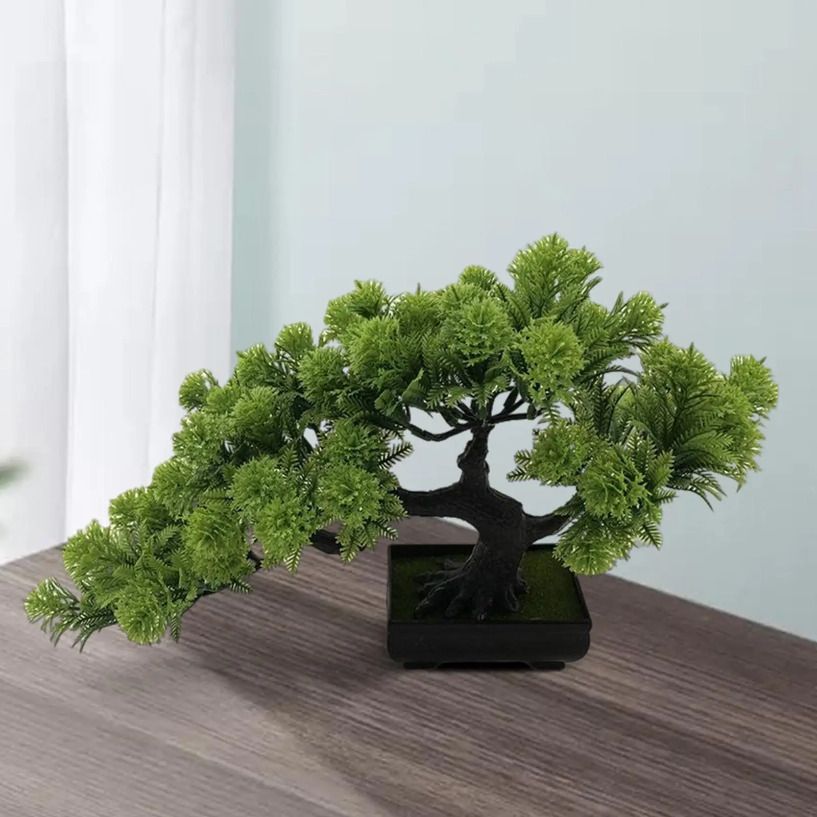 Artificial Bonsai Tree Simulation Bonsai Potted for Windowsill Bookshelf