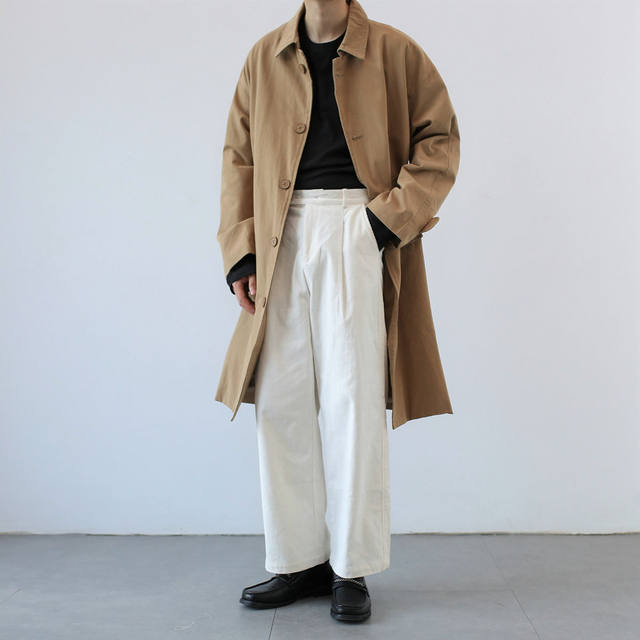 Korea Fashion Clothes Men's Trend Cotton Vintage Classic Trench