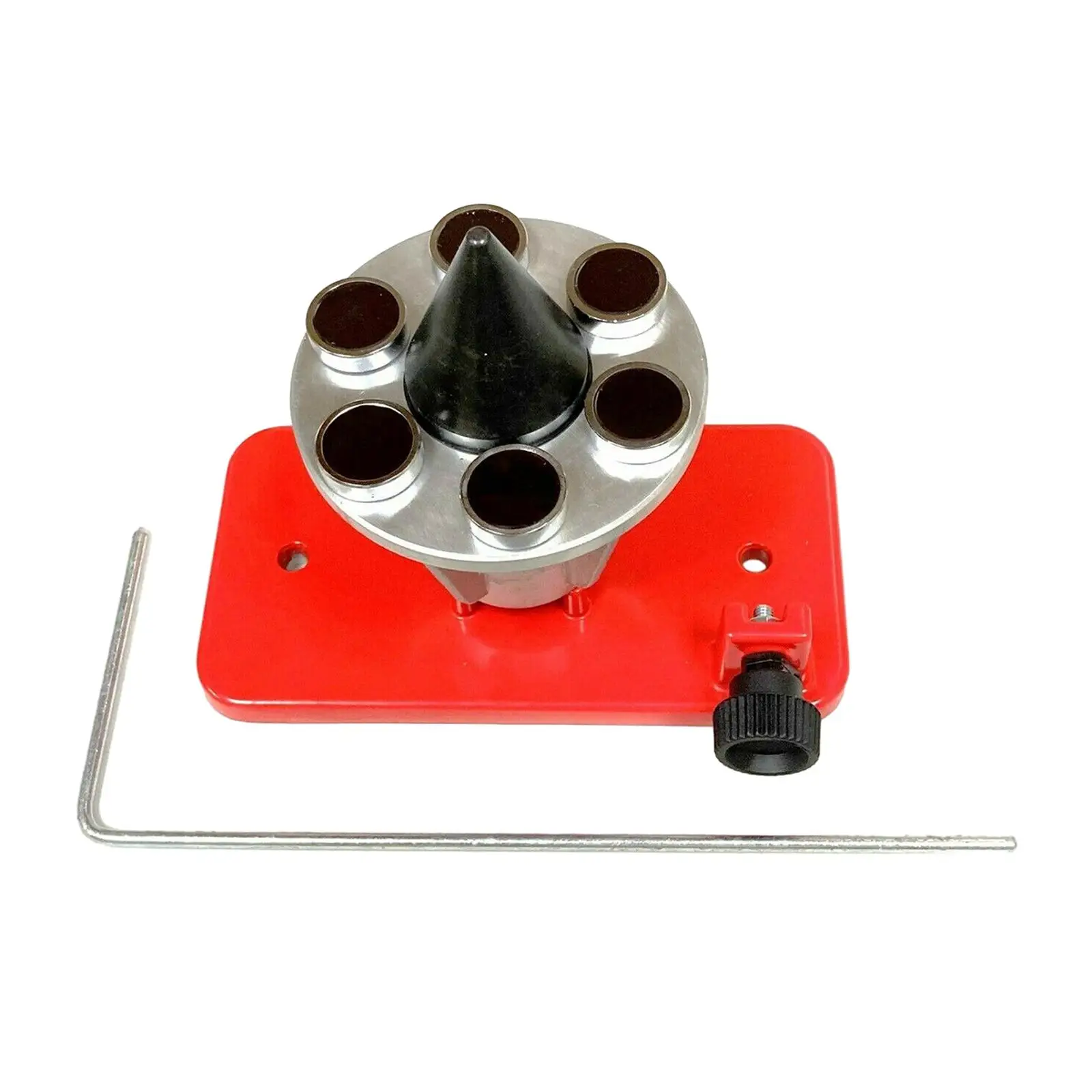 Wall Mount Red Durable Metal Balance Tool Parts Universal Mower Blade Balancer Replace 42-047 05800000 for All Lawnmower Blade