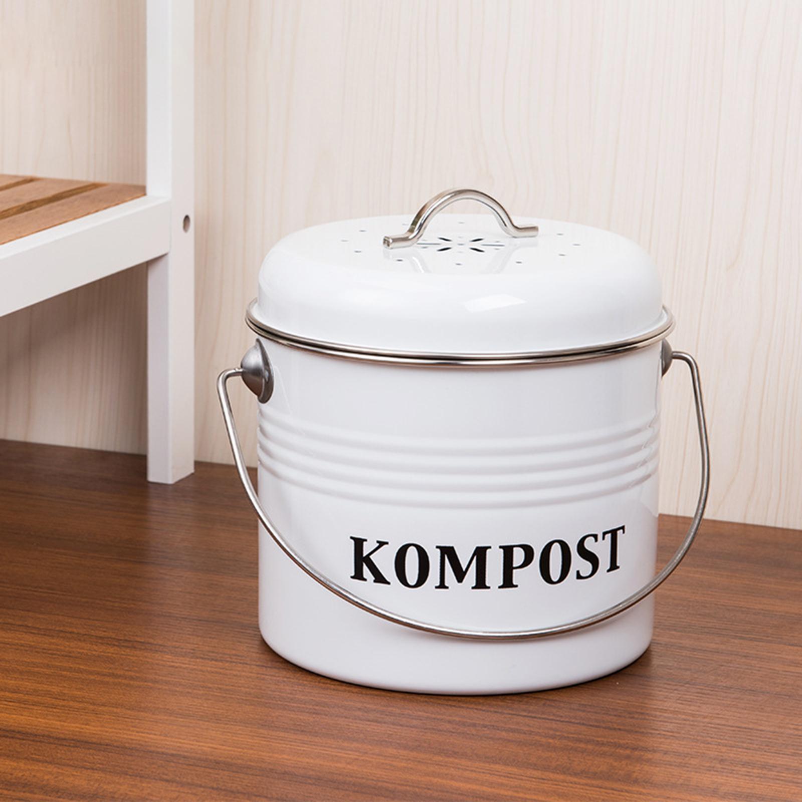 Compost Bin Odor Filtration Farmhouse Trash Food Waste Rust Compost Bin Odor Filtration Farmhouse Trash Food Waste Rust