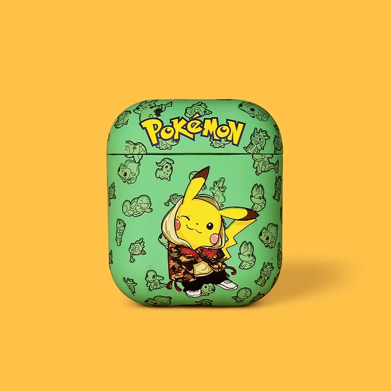 Pokemon Pikachu Silicone Case for AirPods Pro 2 Cute Anime Bluetooth Headset Protective Cover for AirPods 3 2 1 Shell Headphone