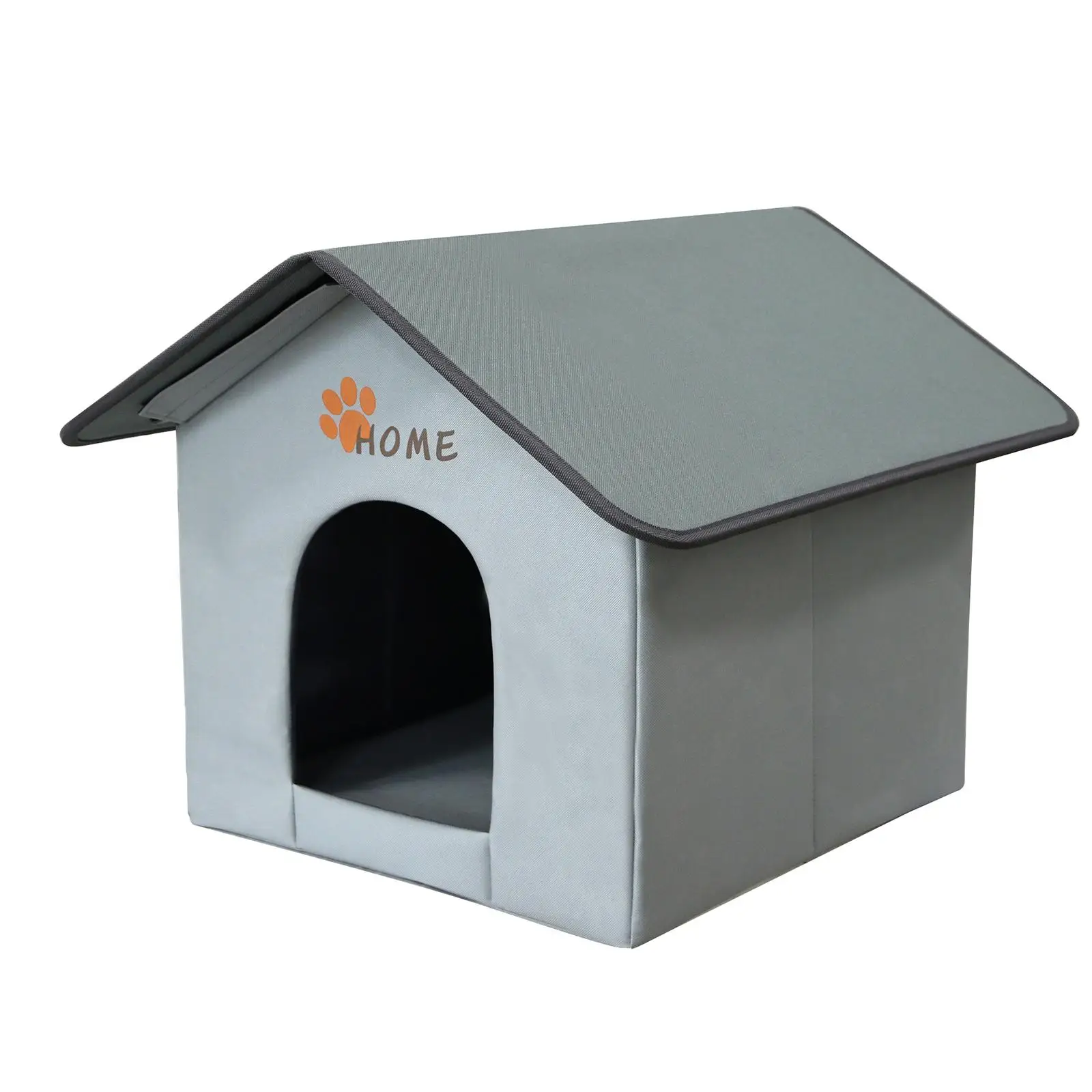 Outdoor Cat House Sleeping Weatherproof Warm House Feral Cat Shelter Cave Pet Bed for Lawn Kitten Small Medium Cats Puppy Garden