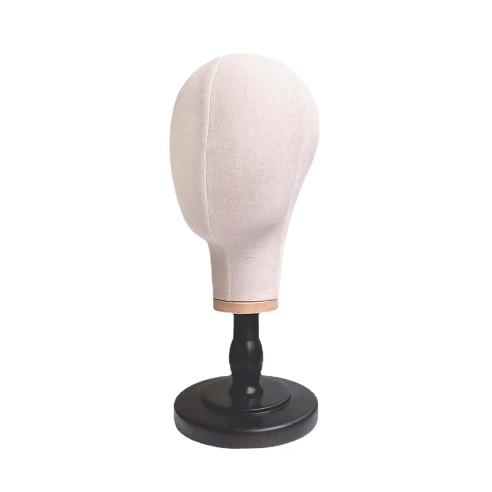 Mannequin Head Model Sturdy Canvas Block Head for Glasses Headset Jewelry