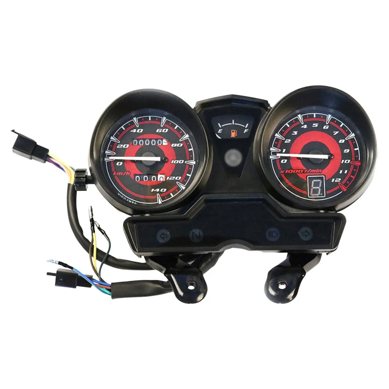 LED Digital Speedometer Tachometer Odometer Modification for Yamaha Ybr125 Jym125