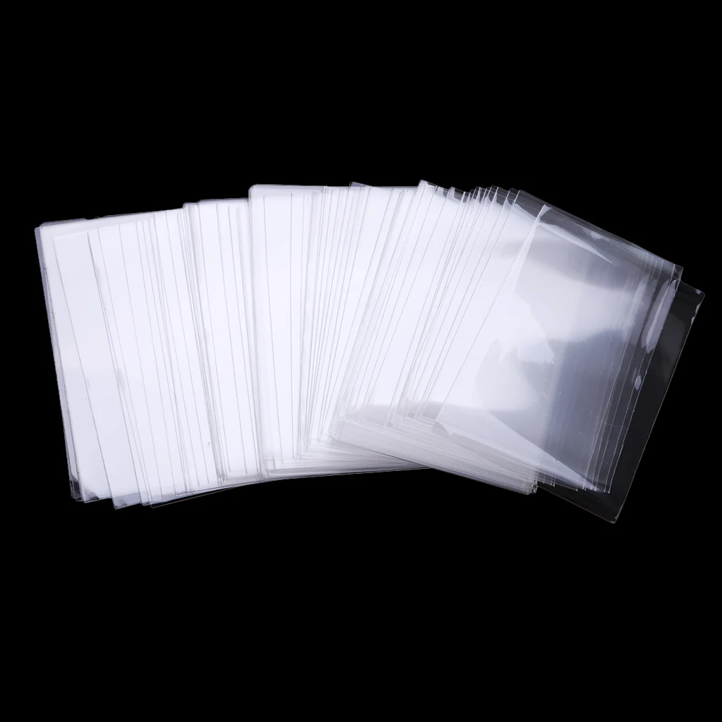 100pcs Protective Cards Protective Bank Protector Card Gifts Clear Sockets