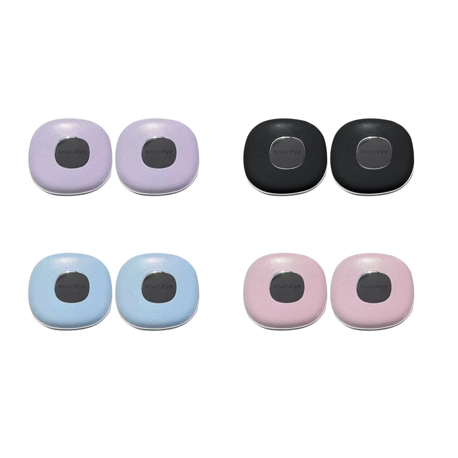 2 Pieces Contact Lens Case Simple Contact Lens Container for Women and Girls