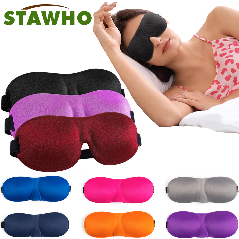 Best of 1Pc 3D Sleeping Eye Mask Travel Rest Aid Eye Mask Cover Patch Paded Soft Sleeping Mask Blindfold Eye Relax Massager Beauty Tools Reviews & Tips