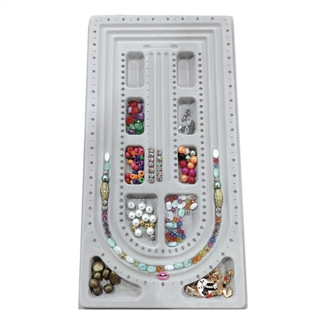 Bead Design Board Bead Board Beading Organizer Jewelry Making Tray for Creating  Bracelets Necklaces Jewelry - AliExpress