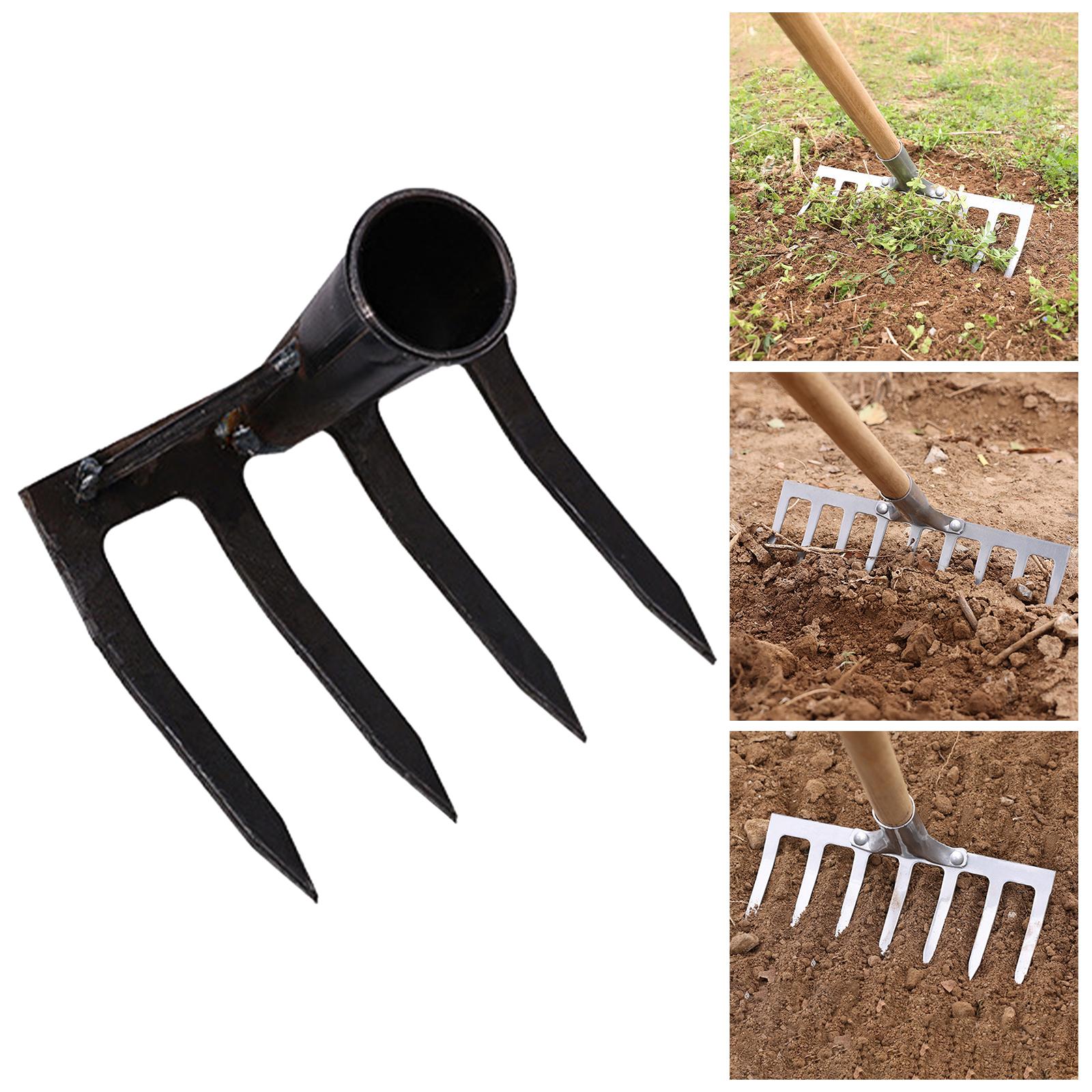 Weed Puller Tool Manganese Steel Process Portable Weed Puller Durable Lawn Leveling Rake Garden Swoe Hoe for Agriculture Farming