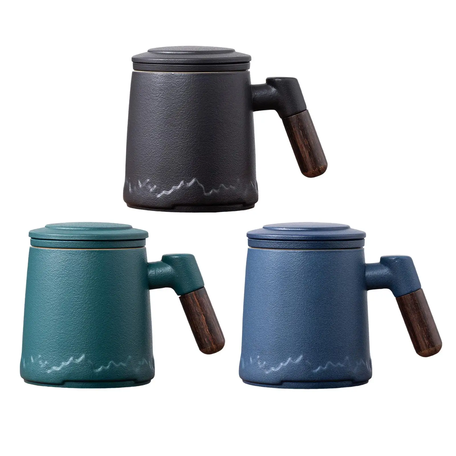 400ml Tea Infuser Mug Ceramic Filter Tea Mug Tea Cup for Hotel Beverage