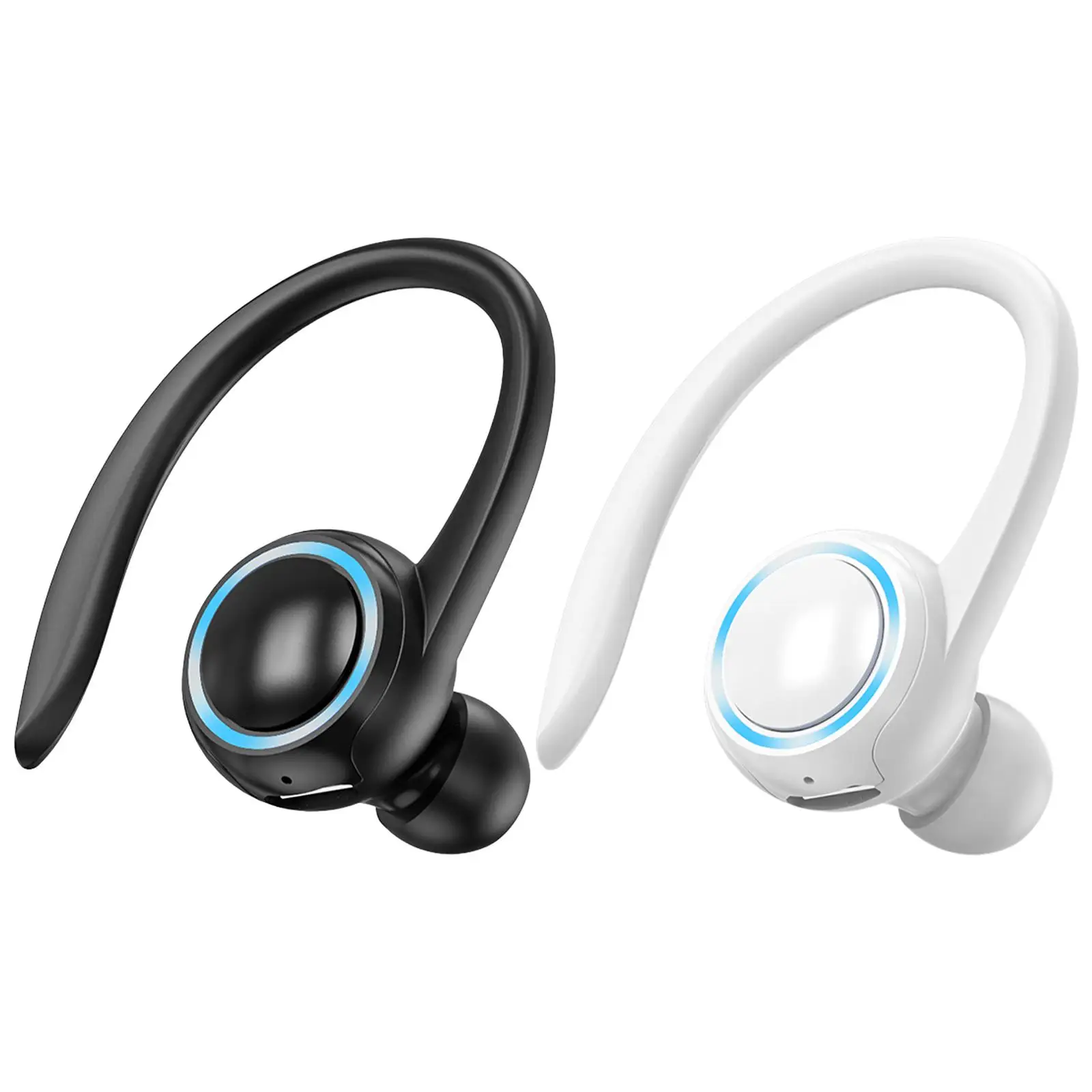 Wireless Bluetooth Headset Ear Hook Noise Cancelling USB Charging Gaming