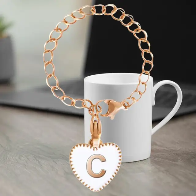 Luxurious Letter Charm Accessories for Cup Initial Name ID