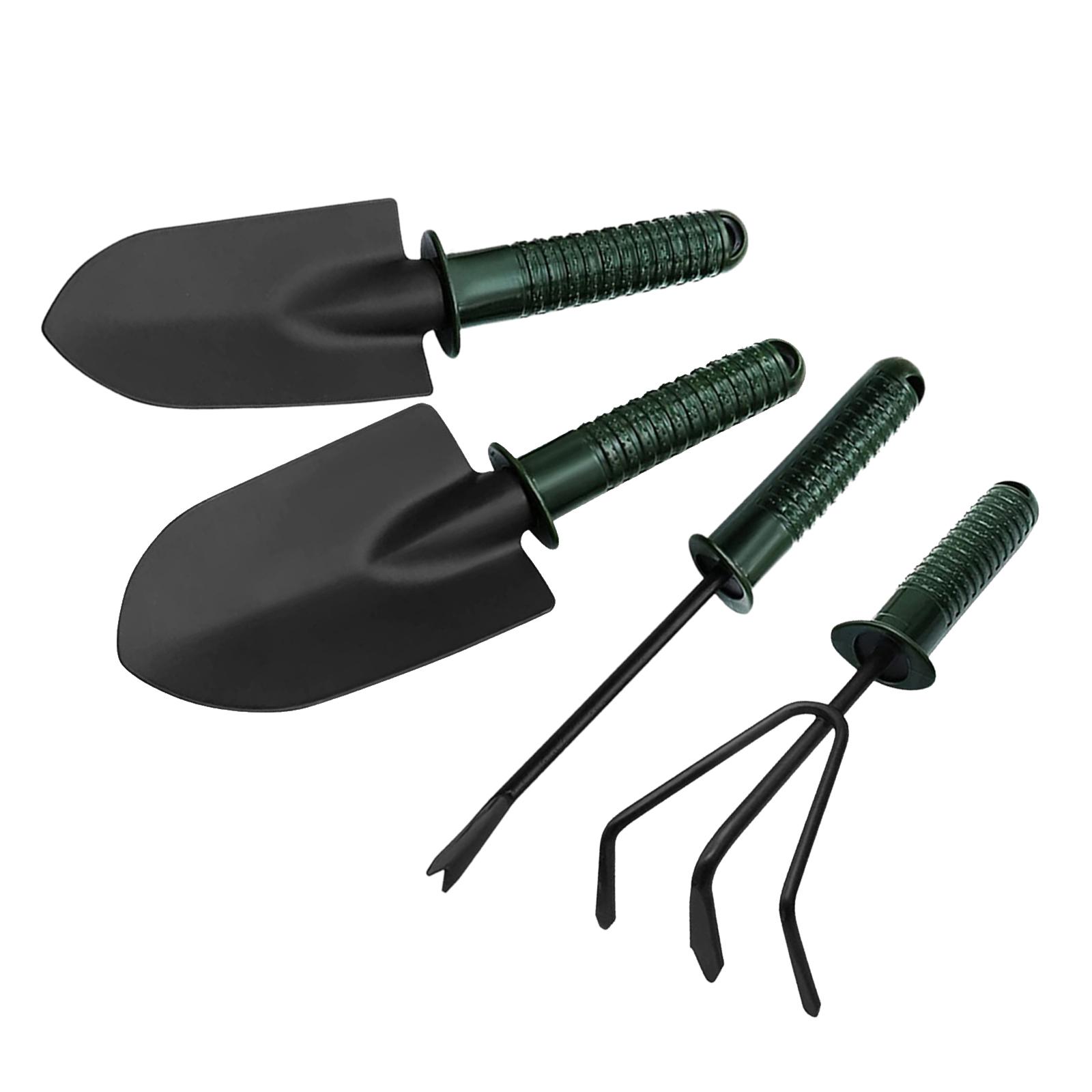 4 Pieces Gardening Tools Planting Tools Vegetables Digging Weeding Garden Accessories for Lawn Yard Bonsai Backyard Mom Gifts