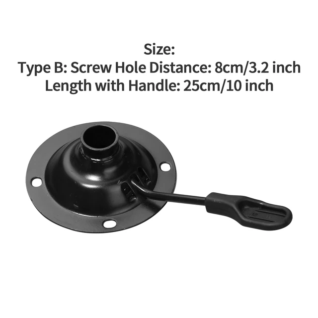 NUOBESTY 2pcs Office Chair Tilt Accessories Replacement Heavy Duty Seat  Chair Swivel Base Plate Lift Lever Handle for Chair Furniture Bar Stool