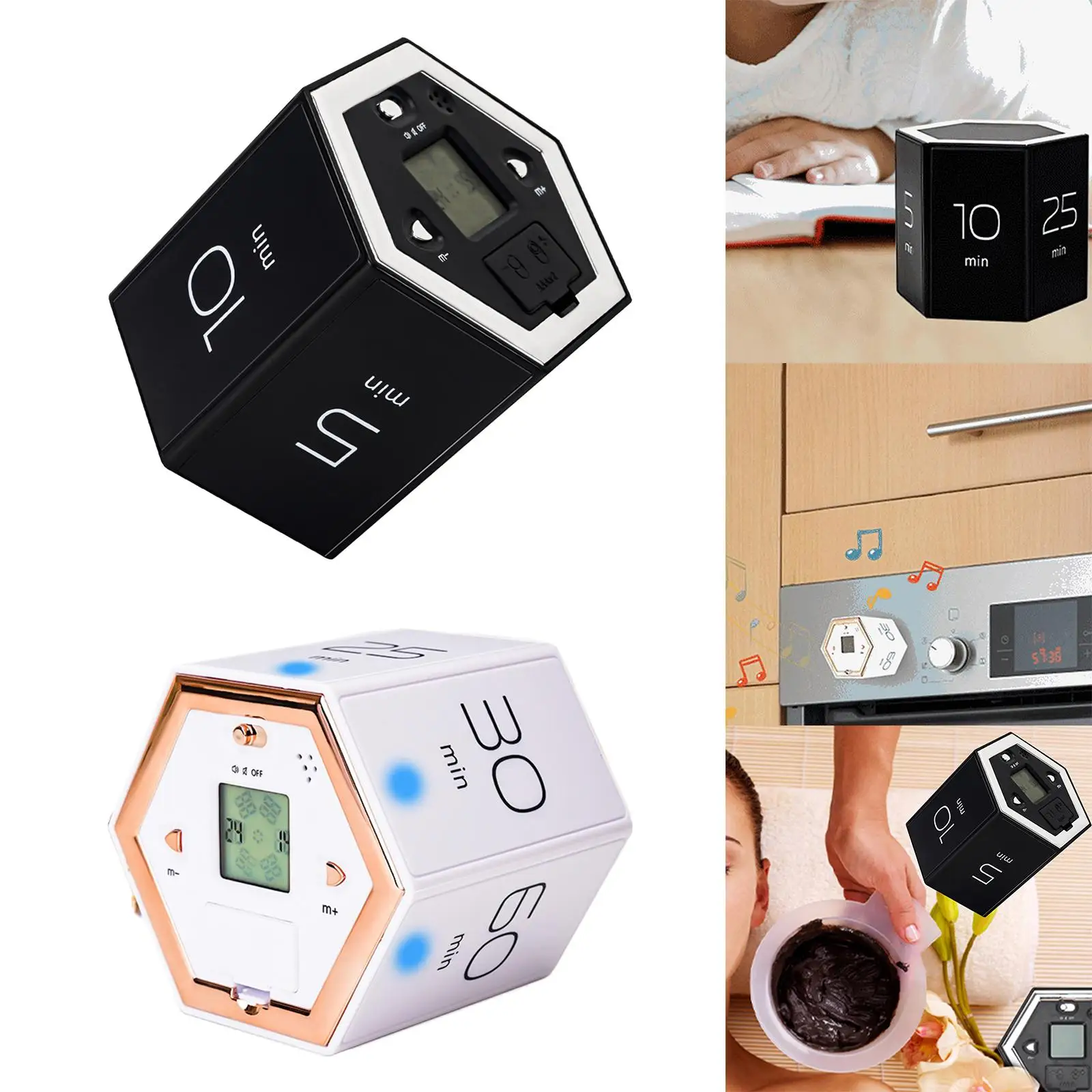 Timer Various Time Configurations Visual Timer for Cooking Office Children Adults