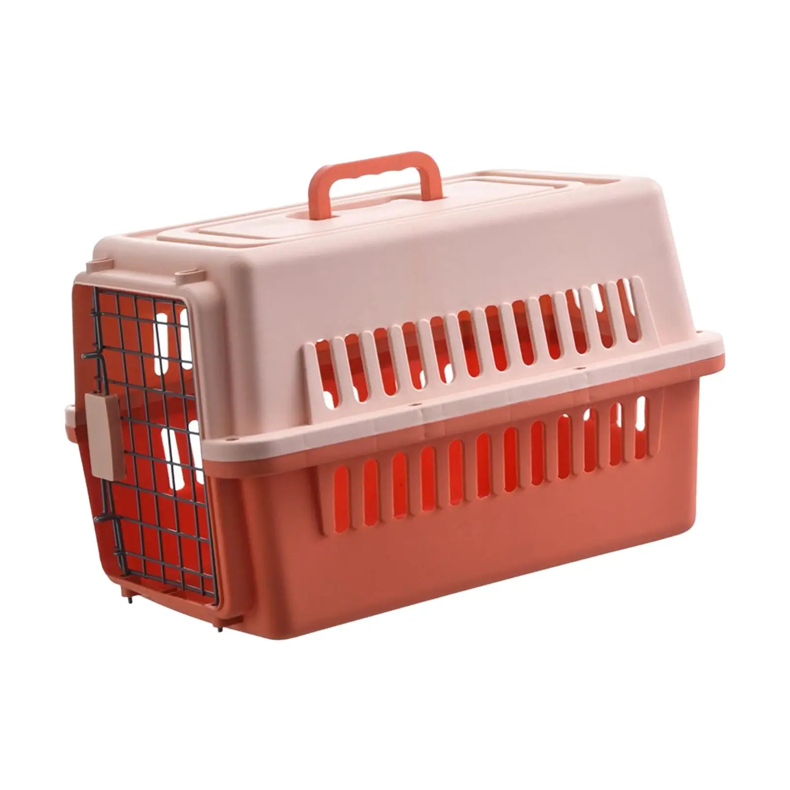 Dog Travel Kennel Cage Transport Box, Hard Sided Pet Carrier for Cats, Kitten