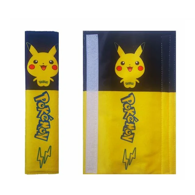Buy car seat belt covers in Pikachu or Pokemon design