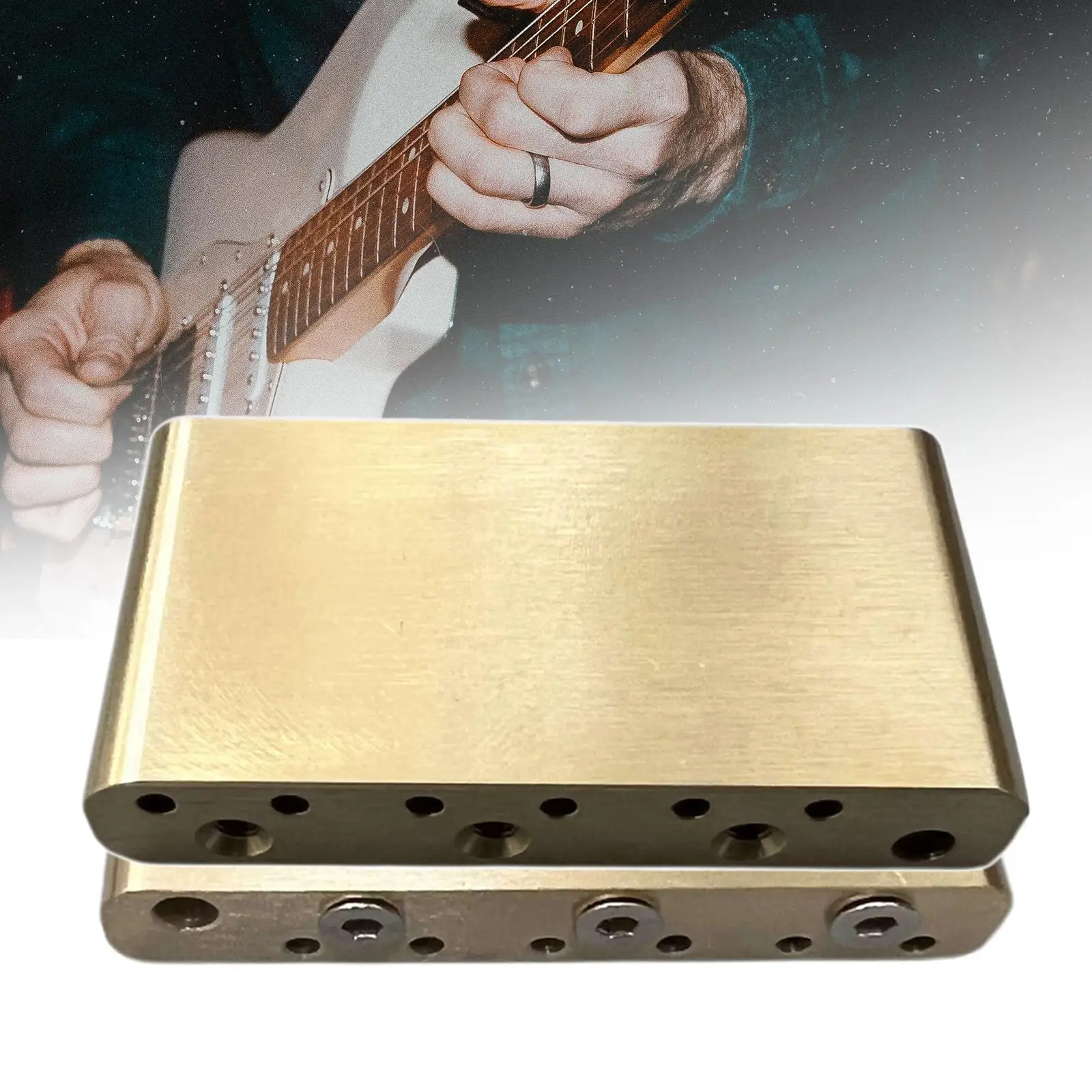 Brass Tremolo System Bridge Blocks Replace Parts Accessories Electric Guitar
