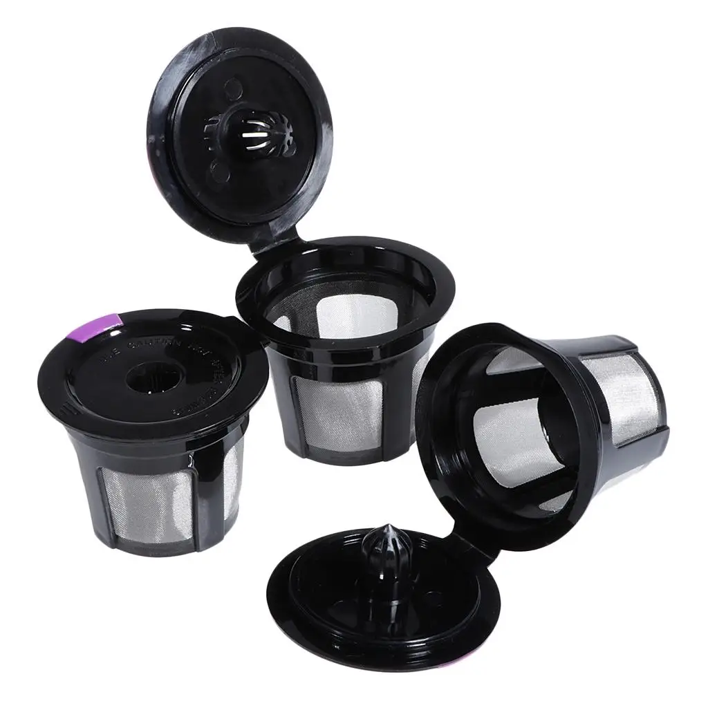 Pack 3 Reusable Refillable Coffee Filters for Family 2.0 And 1.0 Brewers Fits K200 K300 K400  K450/
