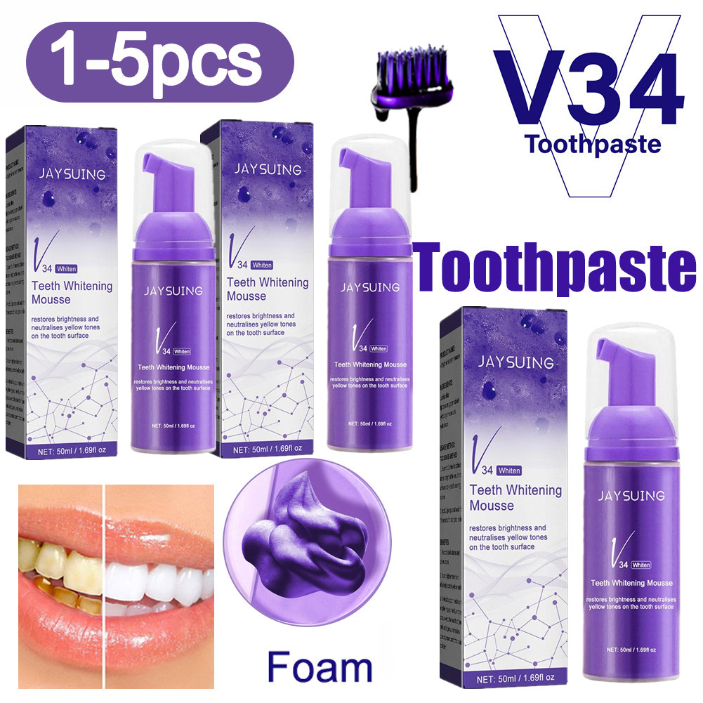 Best of Teeth Whitening Mousse Teeth Effectively Remove Yellow Plaque Smoke Stain Dental Cleaning Fresh Breath Reviews & Tips