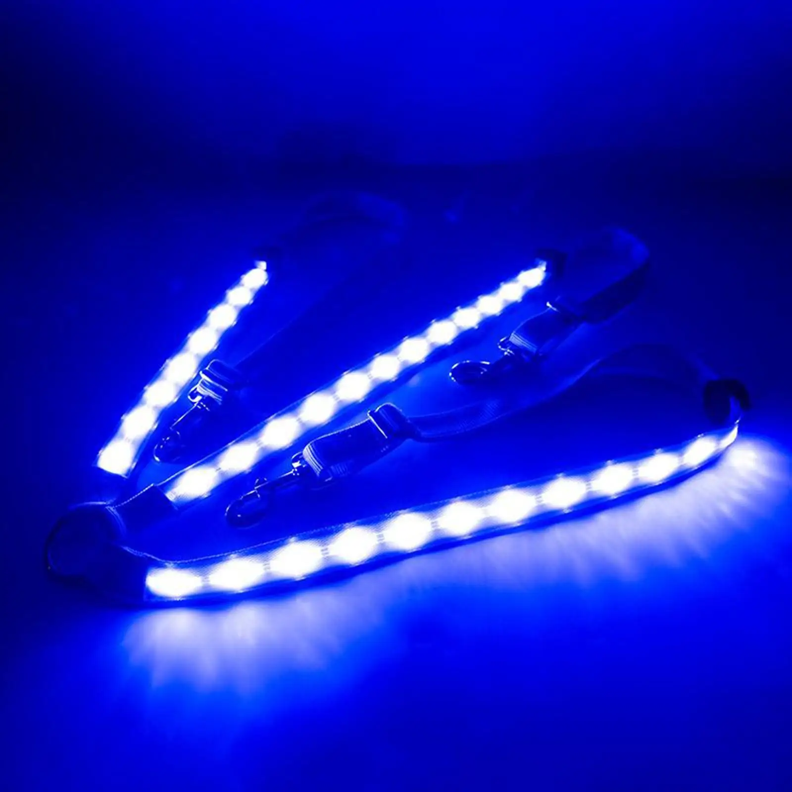 LED Horse Collar Chest Breastplate Harness Neon Lights for Riding