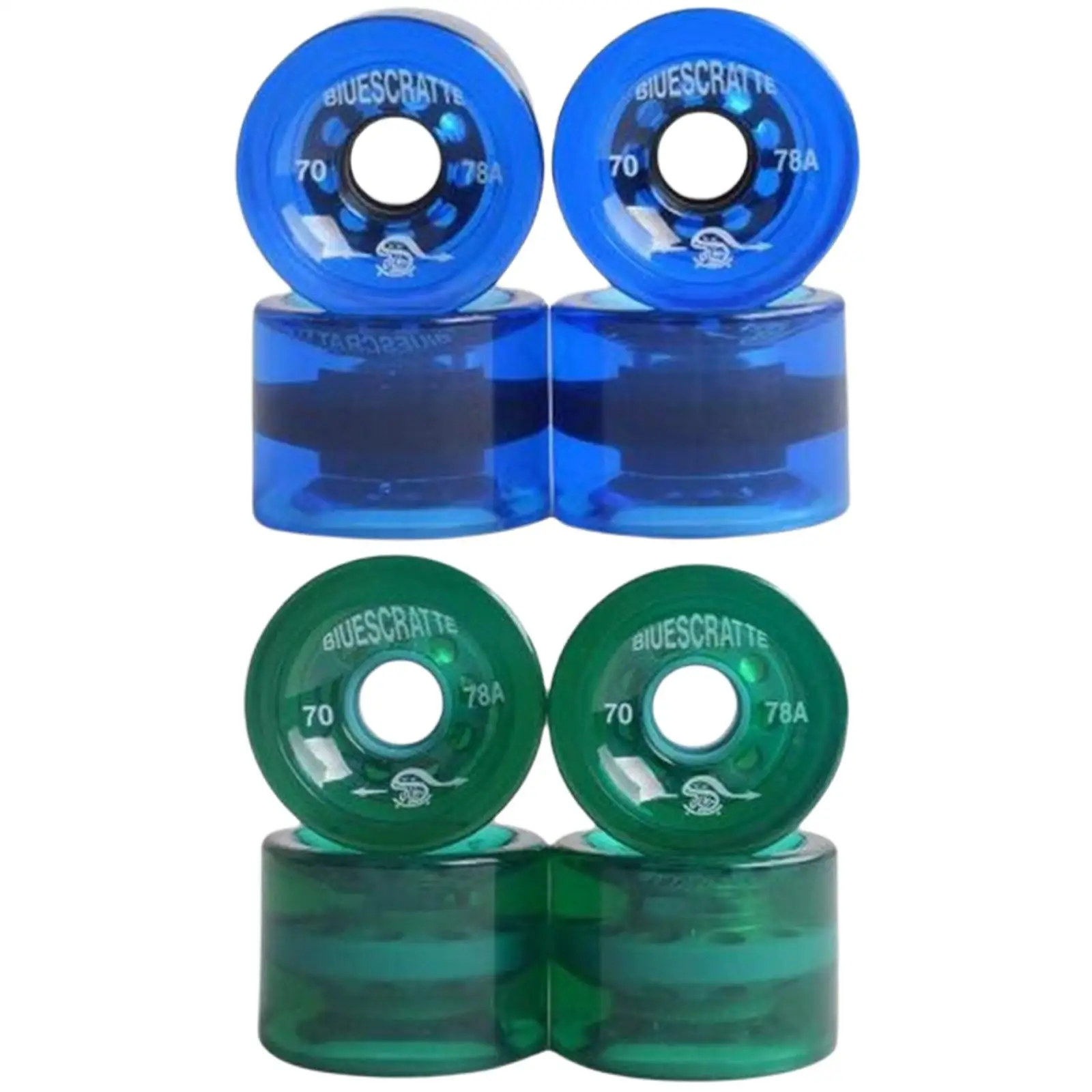 8Pcs 8 Pieces Durable Skateboard Wheels PU Roller Maintenance Accessories