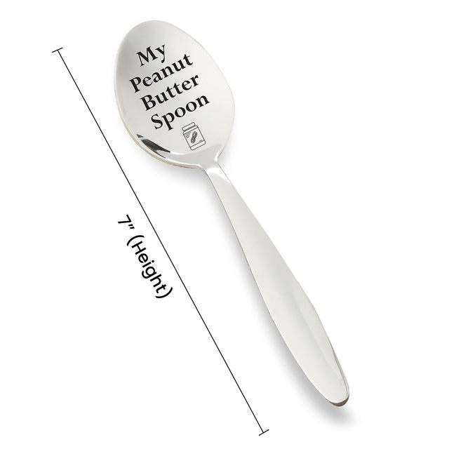 Dad's Peanut Butter Spoon, Gift for Dad, Peanut Butter Lover 