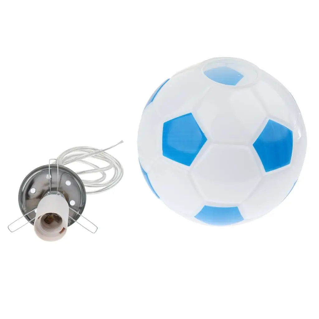 E27 Modern Simple Soccer Pendant Lamp , Bedroom Ceiling Lamp, Glass Shade,  Lights