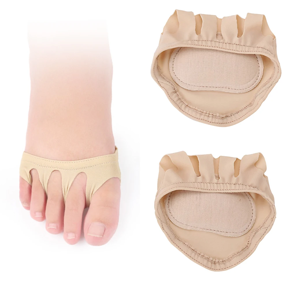 1 Pair Forefoot Invisible Metatarsal Foot Pain Pad Insoles Separator Support for Peep Toe Sandals Pumps Sneakers Sport Shoes