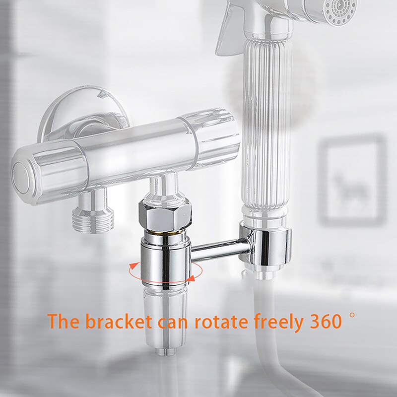 Description Picture 5 of itemHandheld Shower Holder Wall Mounted Bracket Toilet Sprayer Base Support Universal Faucet Replacement Parts 360° Adjustable