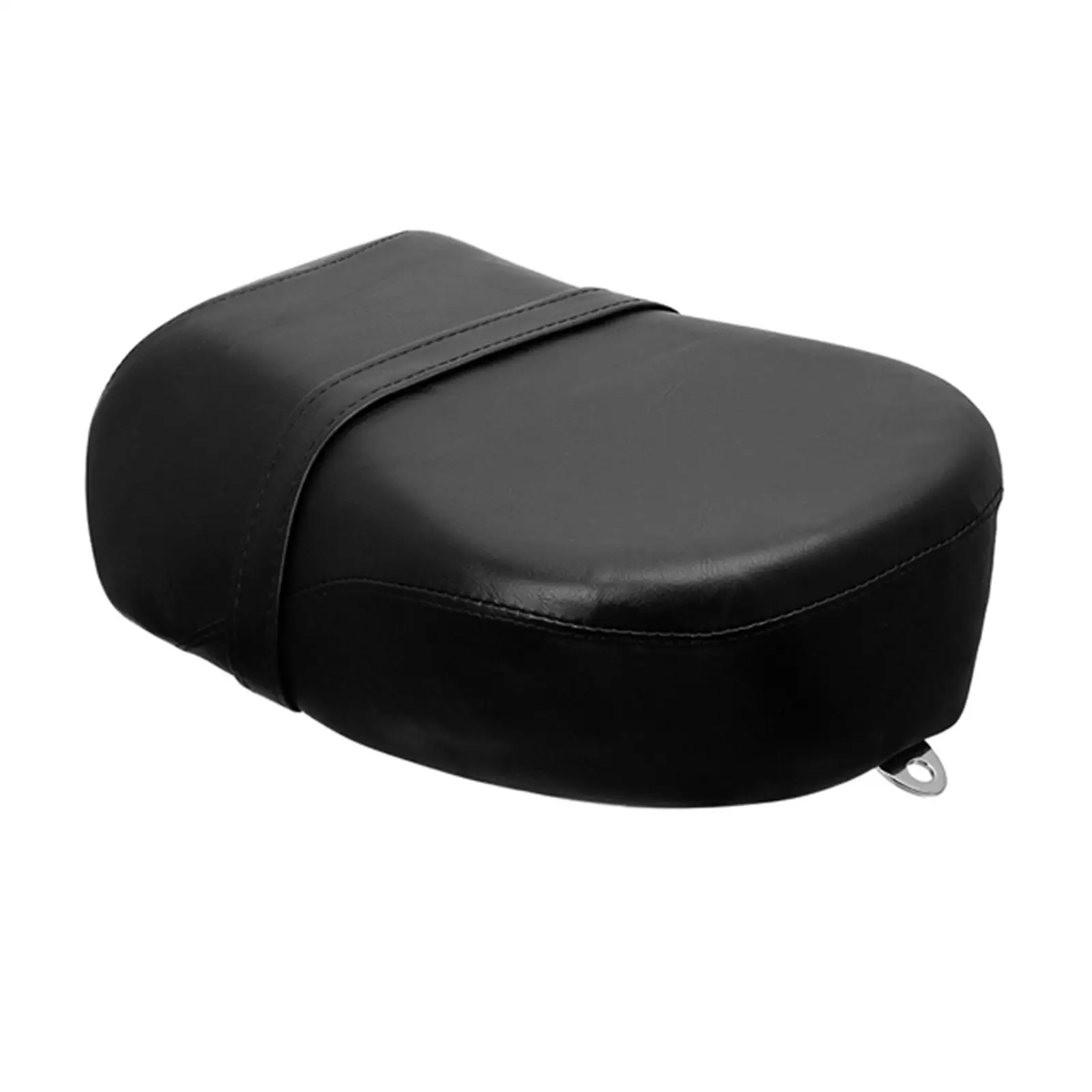 Black Motorcycle Pillion Cushion Pad Motorcycle Passenger Seat Cushion for Harley Sportster 883 1200