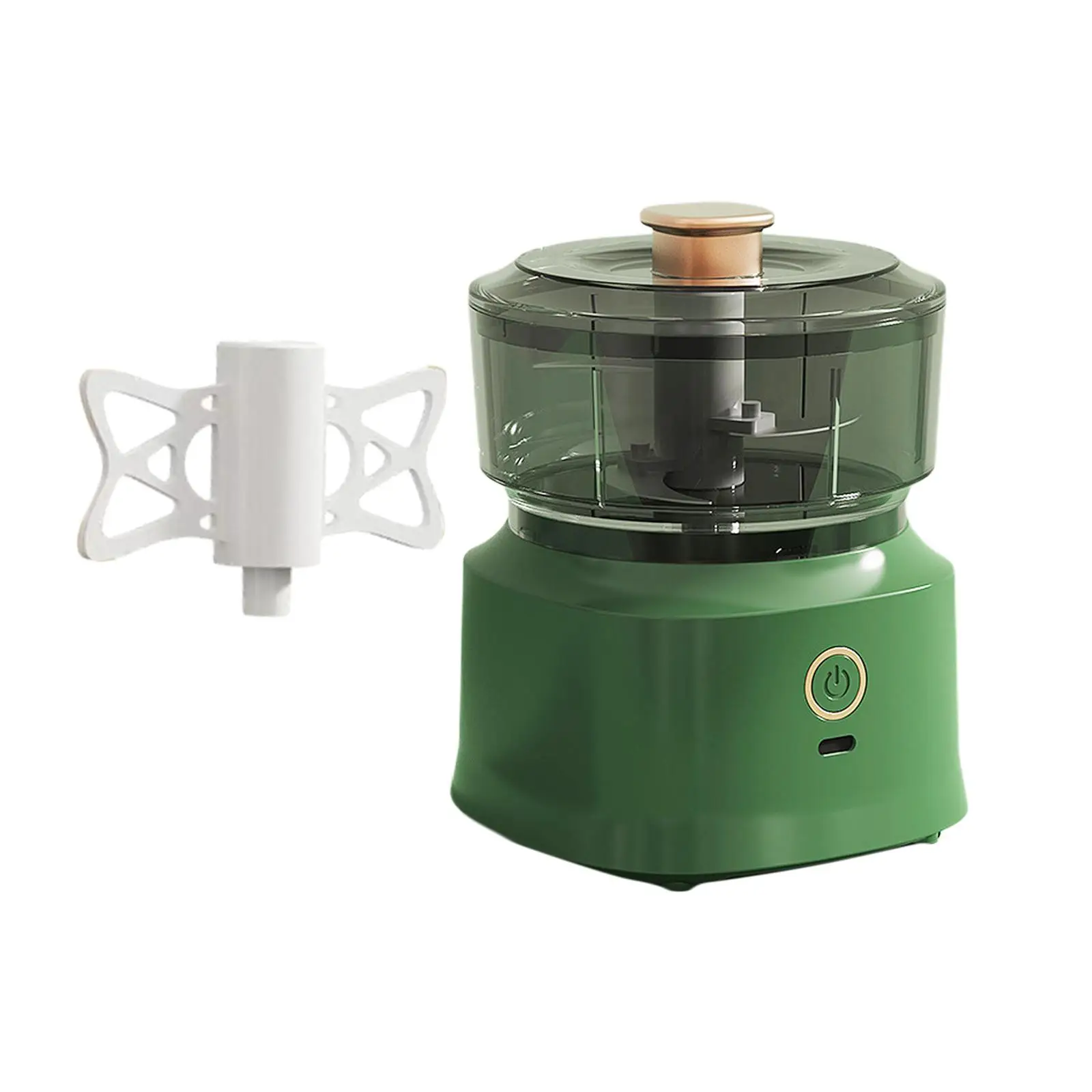 Electric Garlic Chopper 350ml Kitchen Gadget Portable Strong Power Multifunctional Food Processor for Onion Meat Spice Lettuce