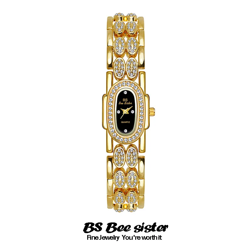 Price Review Bracelet Wrist Watches For Women Small Gold Watch Crystal Diamond Quartz Wristwatches Ladies Luxury Fashion Vintage Watches Gift Online Shop
