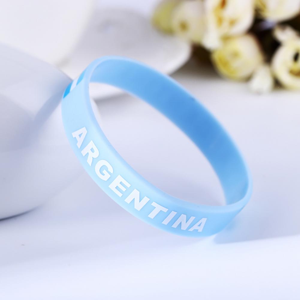 Description Picture 4 of itemFootball Bracelet Commemorative Theme Inspirational National Flag Souvenirs Fans Accessories Qatar Sports Bracelet for Gift