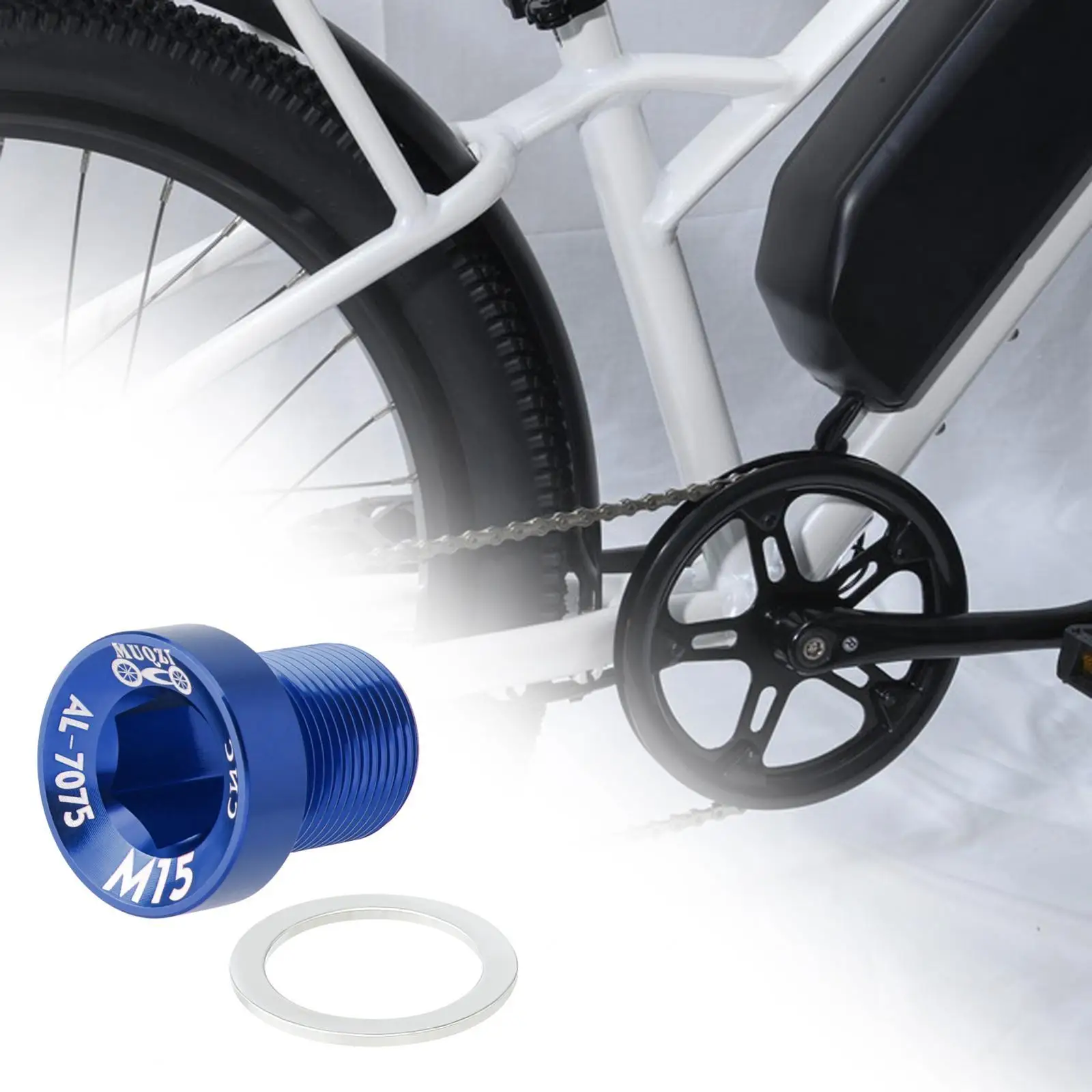 Crank Cover Chainwheel Screws, Aluminum Alloy Chainring Bolts, for Roads Mountain Bike