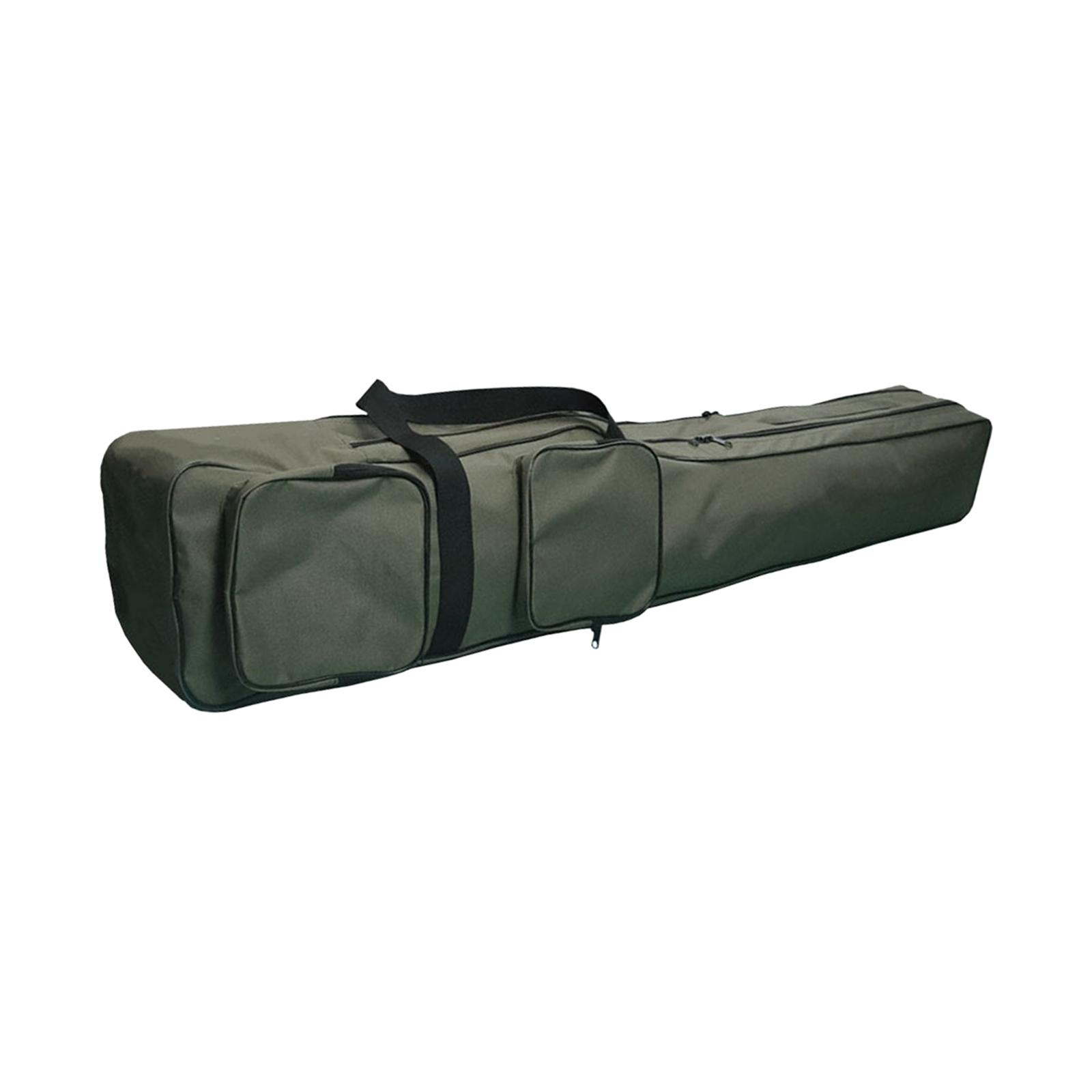 Fishing Pole Bag Carrier Storage Organizer Fishing Rod Case Bag for Ice Fishing Fly Fishing Rod Gears Travel Outdoor Fishing