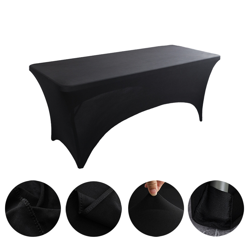 Best of Beauty Salon Massage Elastic Bed Cover High Stretch Wedding Hotel Birthday Table Cover Buffet Cloth Table Set Tablecloth Decor Reviews & Tips